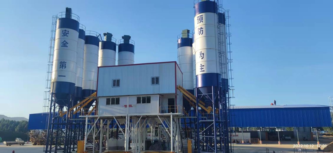   兴义HZS-90混凝土搅拌站的核心结构由六大功能模块组成